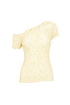 Off Shoulder Guipure Blouse | Ivory - Soréa