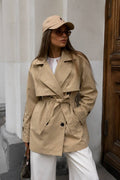 Belted Basic Trench Coat | Camel