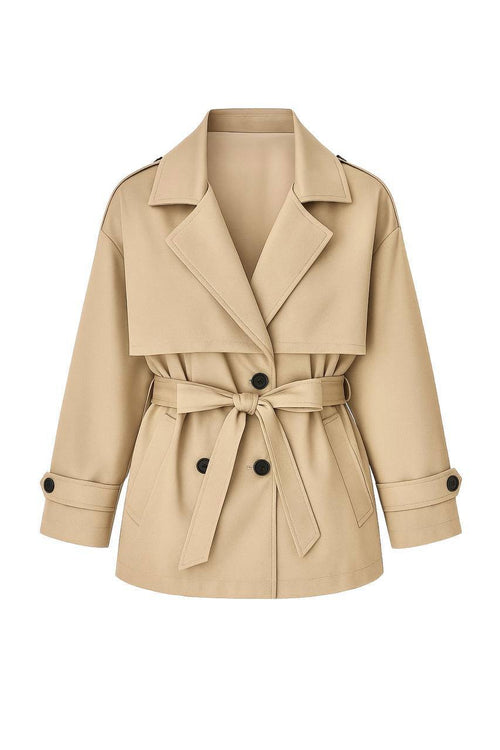 Belted Basic Trench Coat | Camel