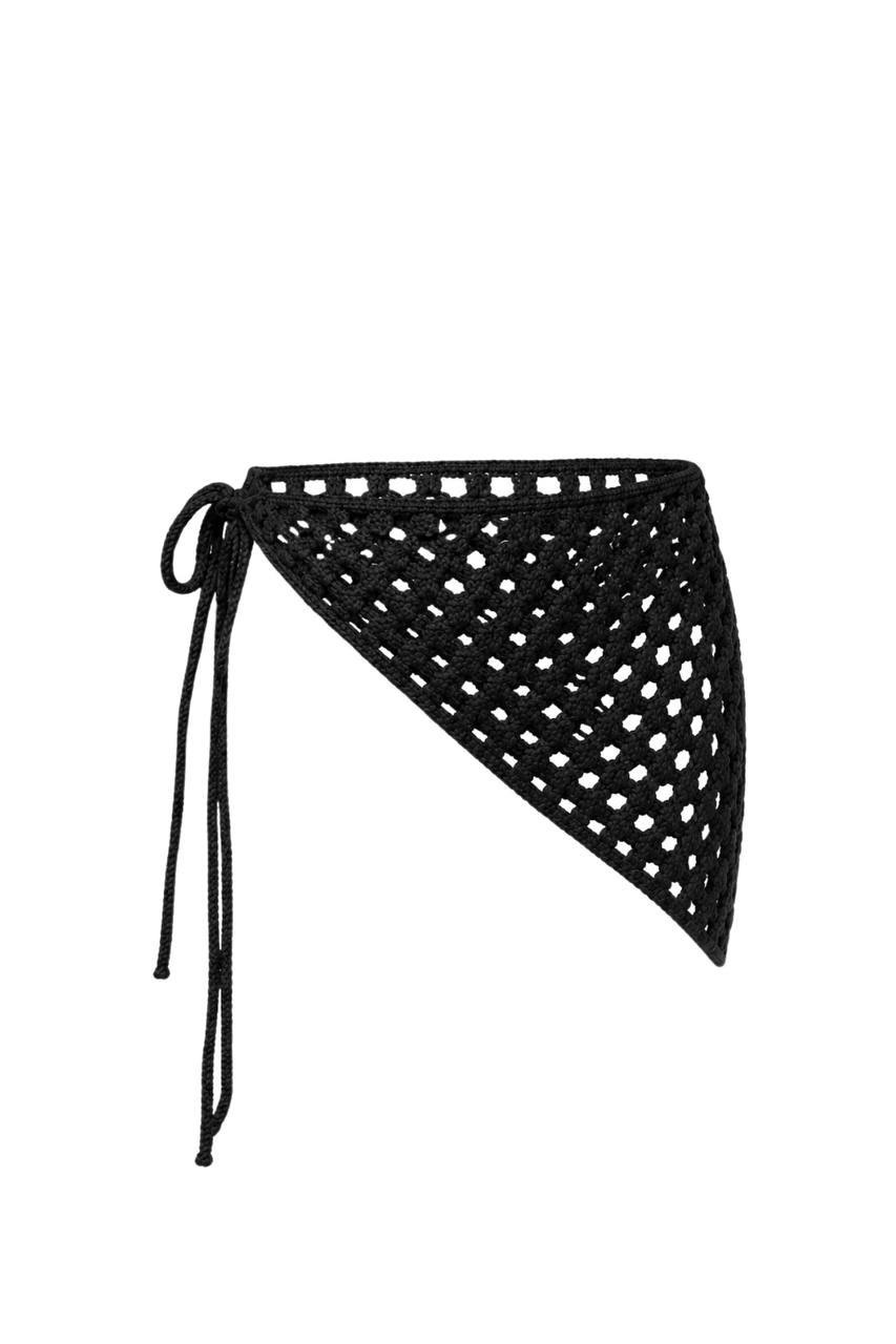 Binding Knitted Waist Accessory | Black
