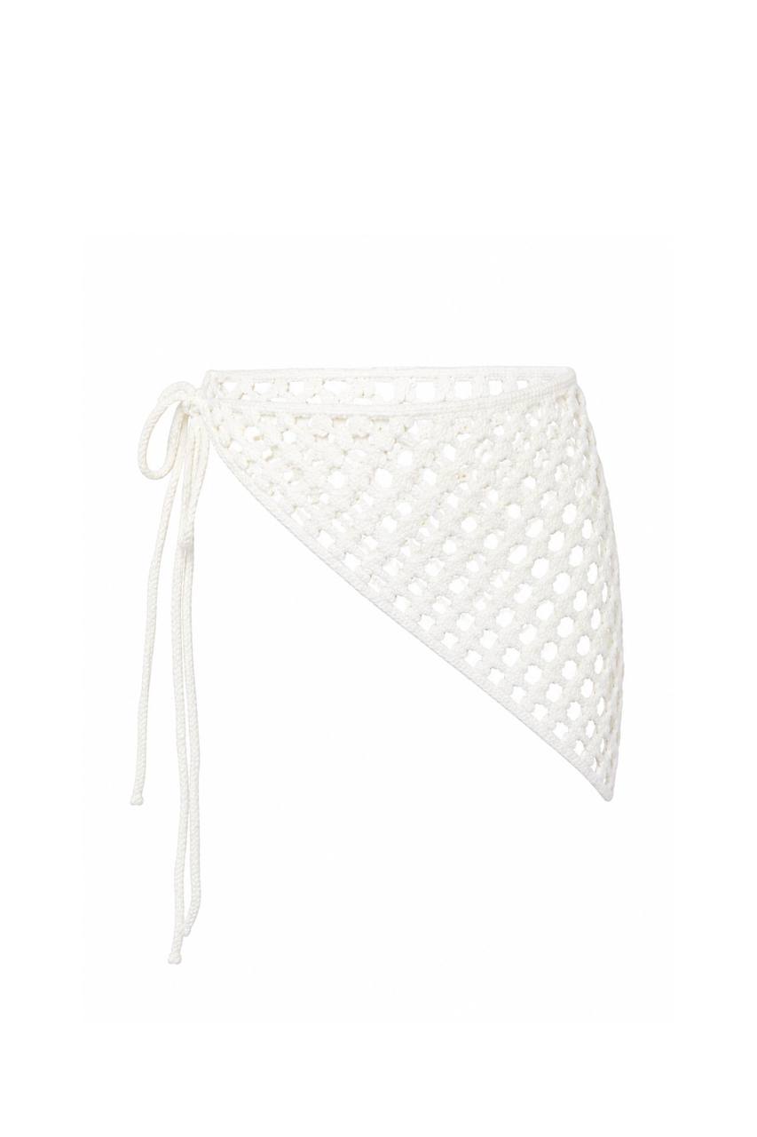 Binding Knitted Waist Accessory | White