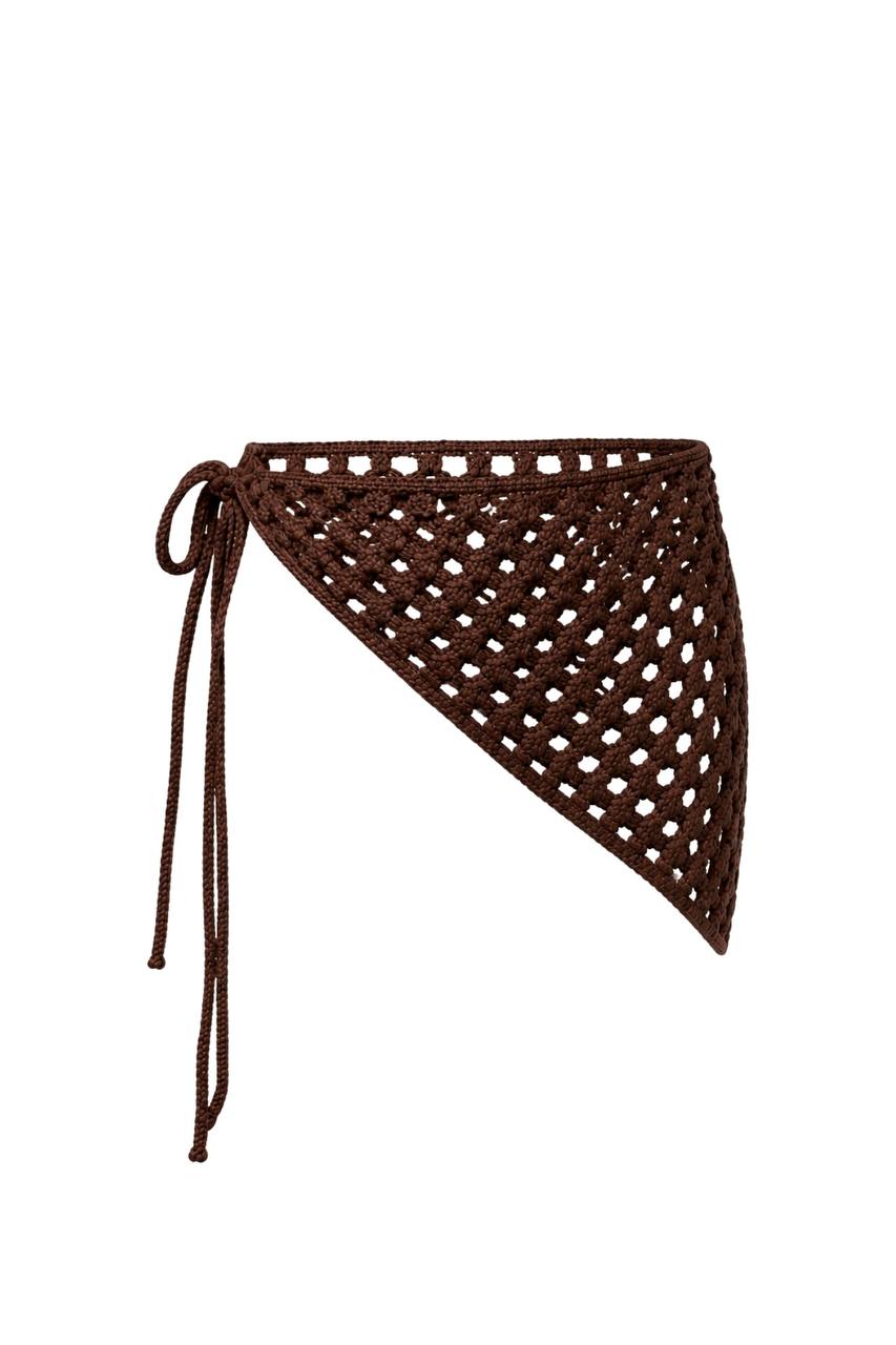 Binding Knitted Waist Accessory | Brown