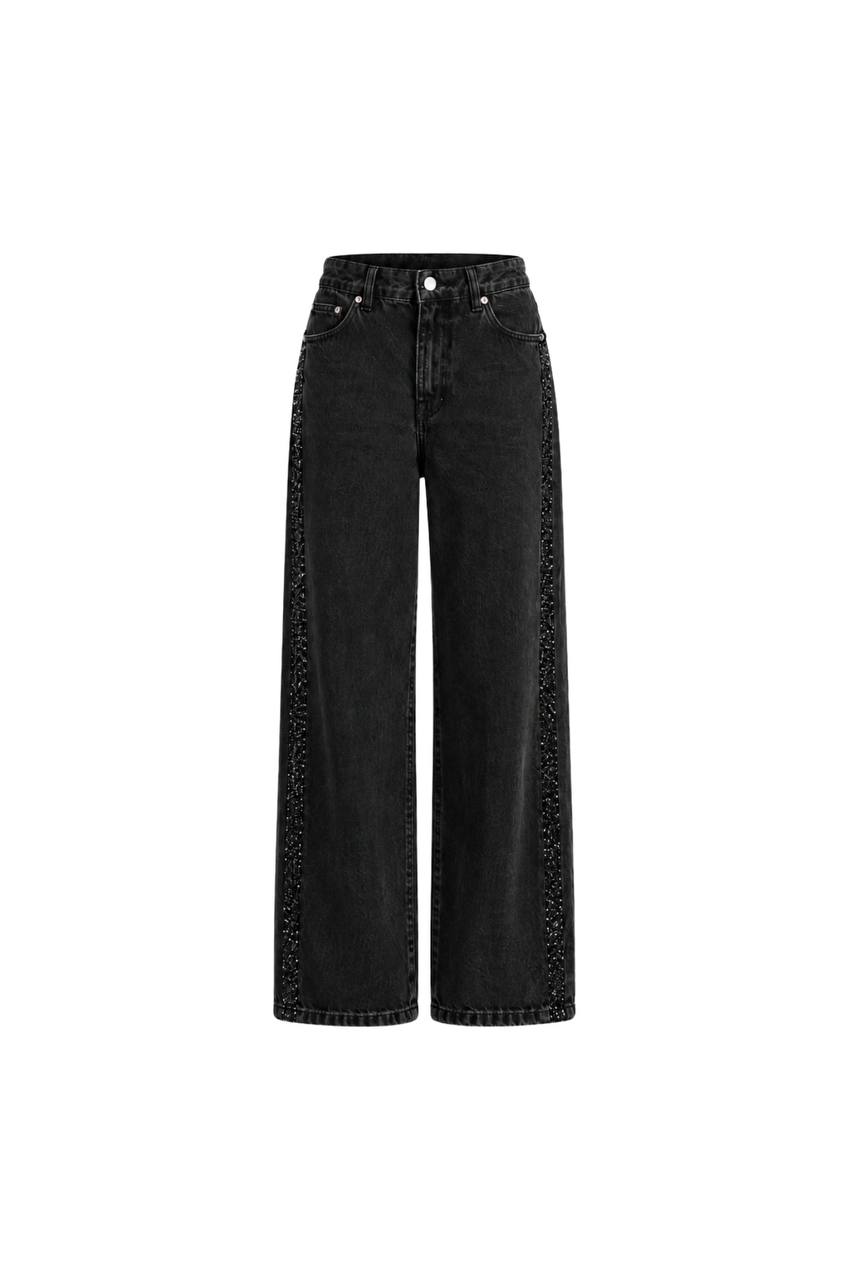 Stone High-Waisted Jeans | Black