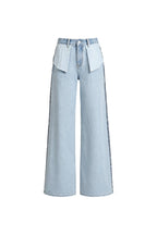 Pocket Reverse Stitch Jeans | Blue