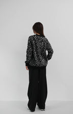 Leopard Patterned Knitwear Cardigan