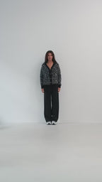 Leopard Patterned Knitwear Cardigan